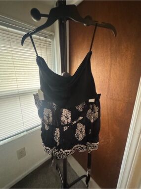 Women's Black Printed set